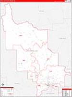 Lewis And Clark, Mt Carrier Route Wall Map